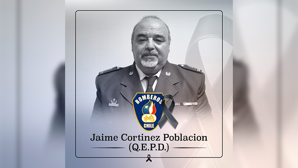 Fallece Jaime Cortinez Población, ex Presidente Regional de Coquimbo de Bomberos de Chile